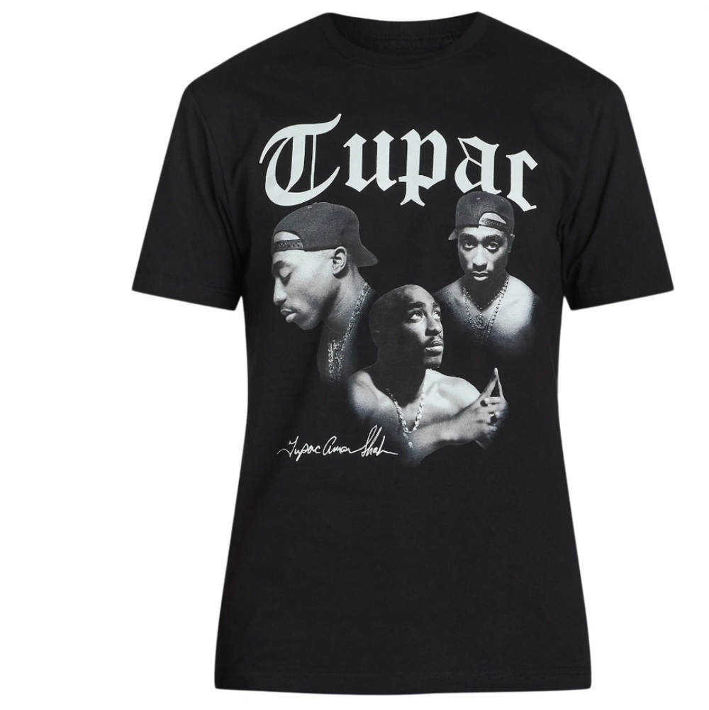 Tupac Men's & Big Men's All Eyez on Me Graphic Tee with Short Sleeves,